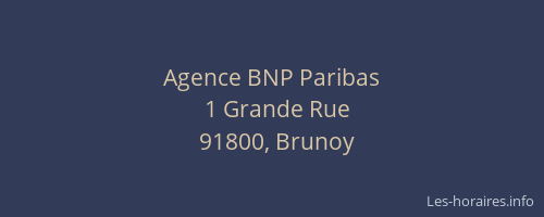 Agence BNP Paribas