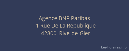 Agence BNP Paribas