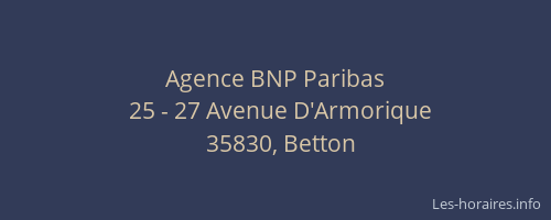 Agence BNP Paribas