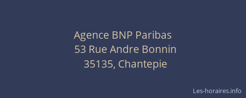 Agence BNP Paribas