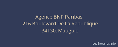 Agence BNP Paribas