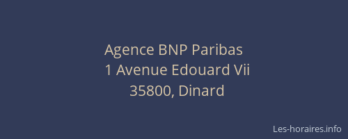 Agence BNP Paribas