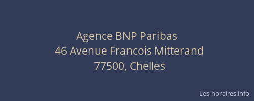 Agence BNP Paribas