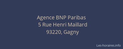 Agence BNP Paribas