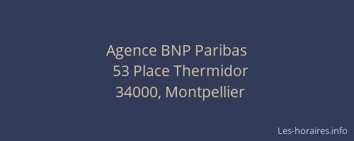 Agence BNP Paribas