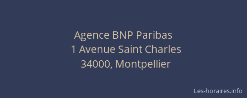 Agence BNP Paribas