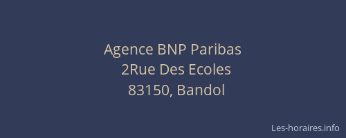 Agence BNP Paribas