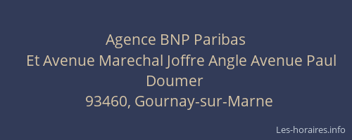 Agence BNP Paribas