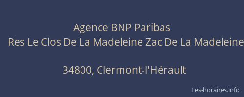 Agence BNP Paribas