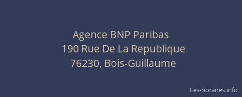 Agence BNP Paribas