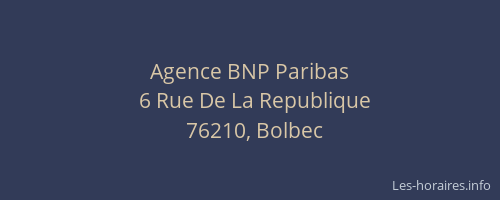 Agence BNP Paribas