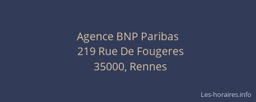 Agence BNP Paribas