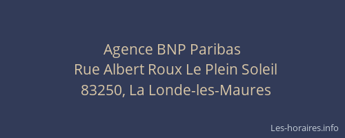 Agence BNP Paribas