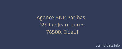 Agence BNP Paribas