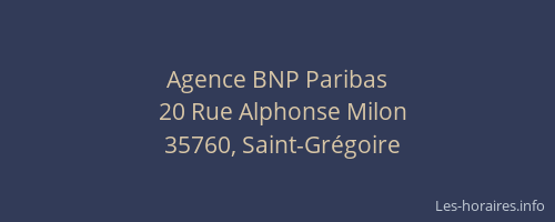 Agence BNP Paribas