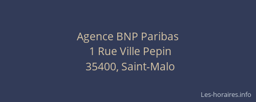 Agence BNP Paribas