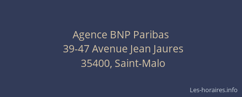 Agence BNP Paribas