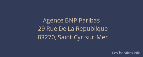 Agence BNP Paribas