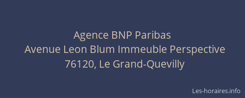 Agence BNP Paribas