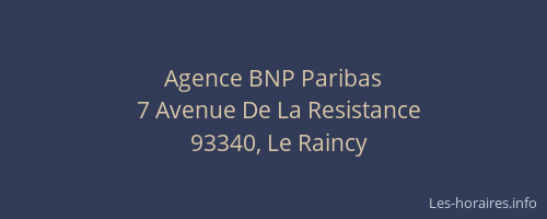 Agence BNP Paribas