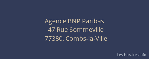 Agence BNP Paribas