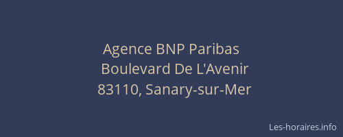 Agence BNP Paribas