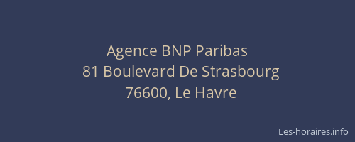 Agence BNP Paribas
