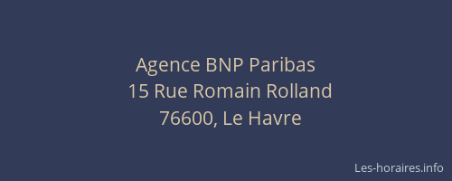 Agence BNP Paribas