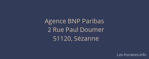 Agence BNP Paribas