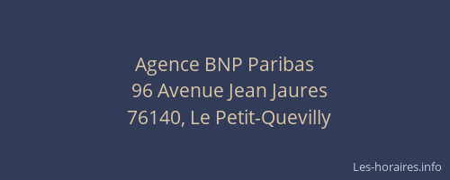Agence BNP Paribas