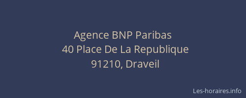 Agence BNP Paribas