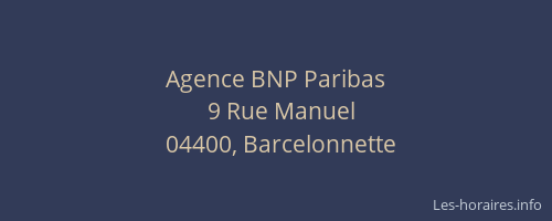 Agence BNP Paribas