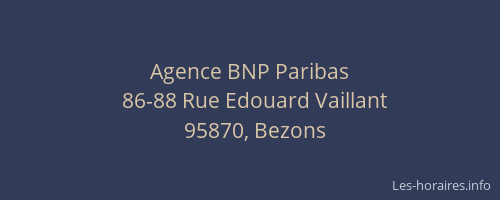 Agence BNP Paribas