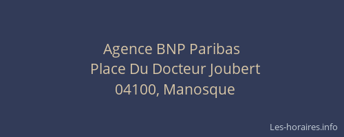 Agence BNP Paribas