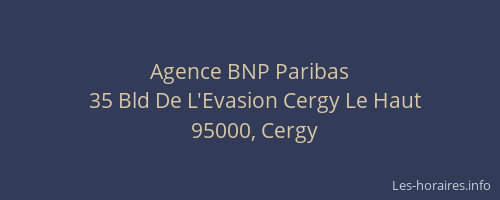 Agence BNP Paribas