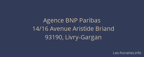 Agence BNP Paribas