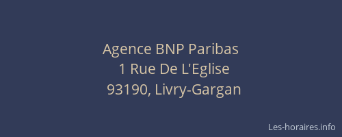 Agence BNP Paribas