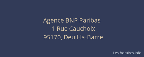 Agence BNP Paribas