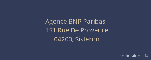 Agence BNP Paribas