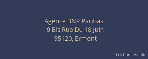Agence BNP Paribas