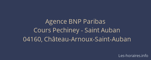 Agence BNP Paribas