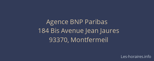Agence BNP Paribas