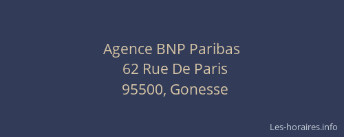 Agence BNP Paribas