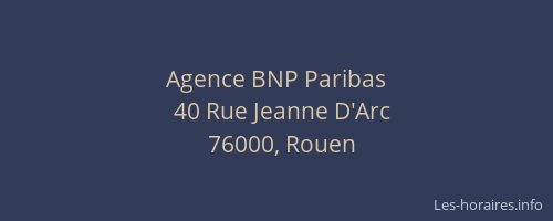 Agence BNP Paribas