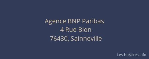 Agence BNP Paribas
