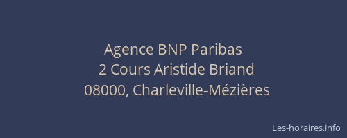 Agence BNP Paribas