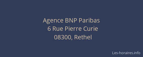 Agence BNP Paribas