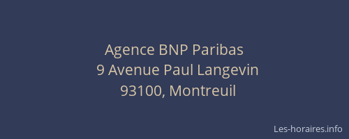 Agence BNP Paribas