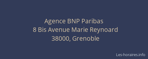 Agence BNP Paribas
