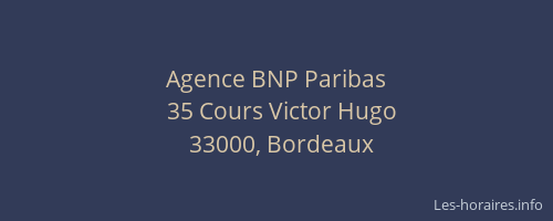 Agence BNP Paribas
